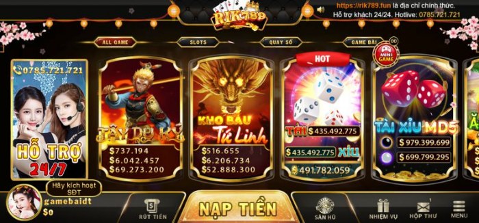 Giới thiệu đôi nét về cổng game Rik789