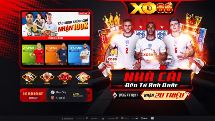 Xo88 - Thương hiệu cá cược uy tín đến từ Anh Quốc