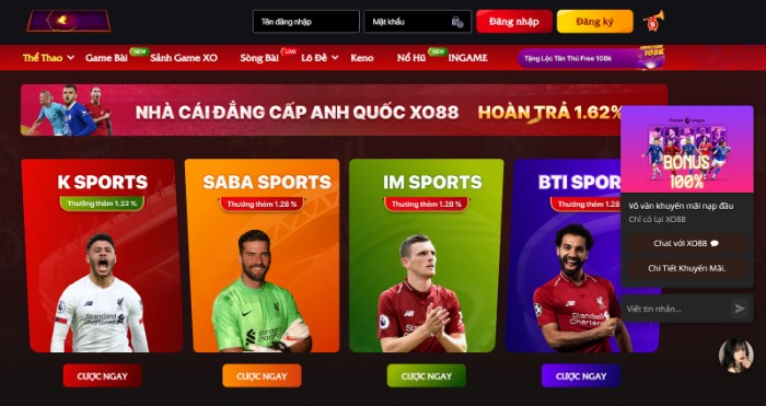 Cá cược thể thao cực chất lượng
