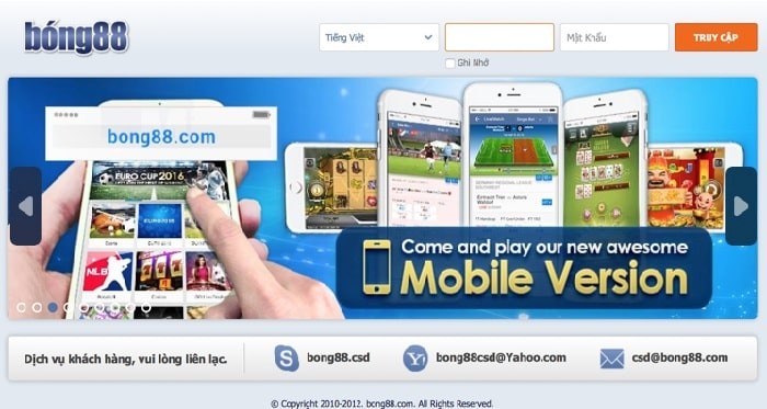 Thay đổi giao diện Bong88 với các thao tác đơn giản